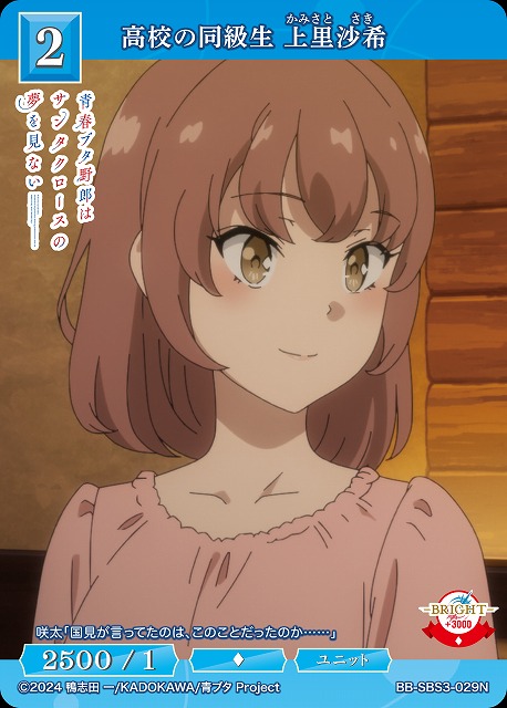 高校の同級生 上里沙希 【BB-SBS3-029N】